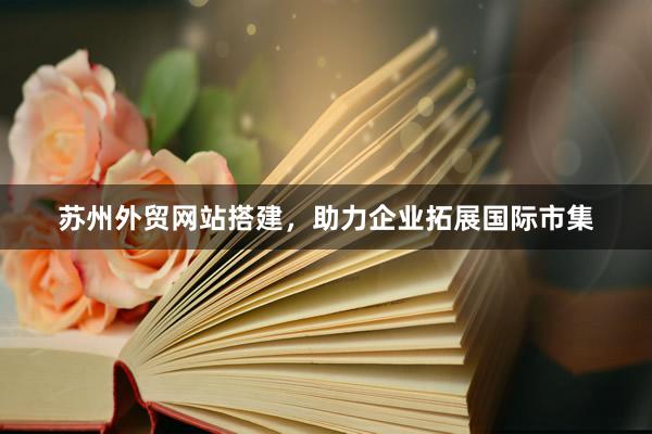 苏州外贸网站搭建，助力企业拓展国际市集